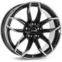 Легковой диск Rial Lucca 6,5x17 4x100 ET49 54,1 Diamond Black Front Polished