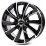 Легковой диск Rial Lugano 7,5x17 5x100 ET36 63,3 Diamond Black Front Polished