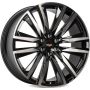 Легковой диск Skill Wheels SL203 10x24 6x139,7 ET30 78,1 чёрный + полированные спицы под тёмным лаком