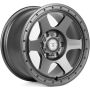 Легковой диск Skill Wheels SL511 9x17 6x139,7 ET25 106,1 графит матовый + декоративные чёрные болты