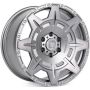 Легковой диск Skill Wheels SV308 10x20 6x139,7 ET10 77,8 графит матовый + полированные спицы