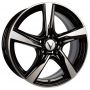 Легковой диск Вектор B201 7x17 5x100 ET45 67,1 Алмаз черный