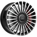 Vissol F-1298 8,5x20 5x108 ET40 63,4 Gloss Black with Machined Face
