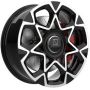 Легковой диск Vissol F-1527 9,5x22 5x108 ET38 63,4 Gloss Black with Machined Face
