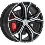 Легковой диск Vissol F-3067 8,5x20 5x120 ET30 66,1 Gloss Black with Machined Face
