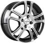 Легковой диск X-trike X-105 6x15 4x100 ET35 67,1 BK/FP
