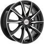 Легковой диск X-trike X-120 7x17 5x112 ET45 66,6 BK/FP (Имеет дефект)