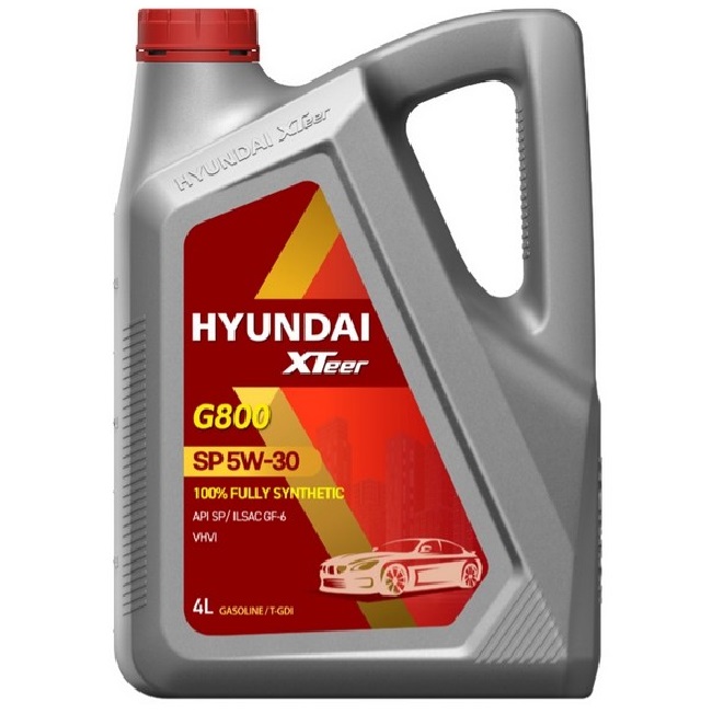 Масло моторное Hyundai XTeer G800 (Gasoline Ultra Protection) 5W-30 API SP; ILSAC GF-6 синтетическое 4 л 1041002