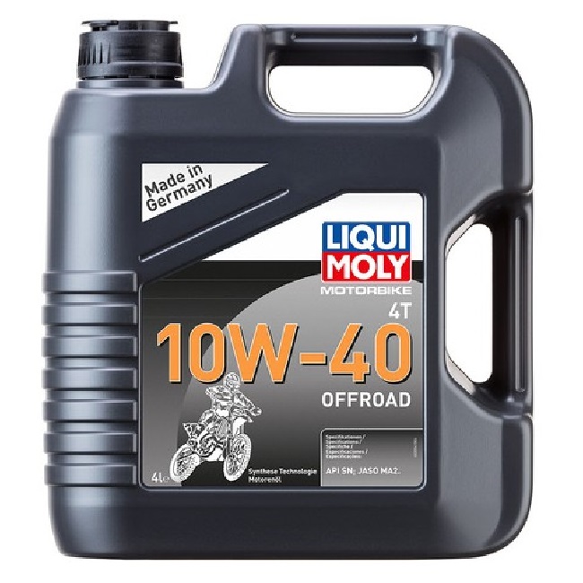 Масло моторное Liqui Moly 4T Motorbike Offroad 10W-40 API SP синтетическое 4 л 3056