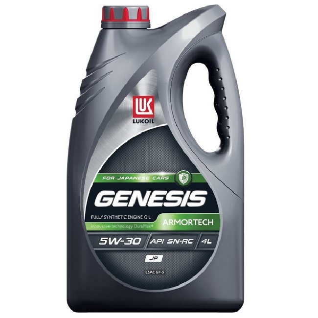 Масло моторное Лукойл Genesis Armortech JP 5W-30 API SP-RC синтетическое 4 л 3149902