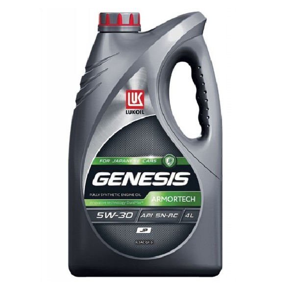 Масло моторное Лукойл Genesis Armortech JP 5W-30 API SP-RC синтетическое 4 л 3149902