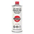 Mitasu MJ-111 PLATINUM PAO SN 5W-30 API SP/CF; ACEA C3 синтетическое 1 л MJ-111/1