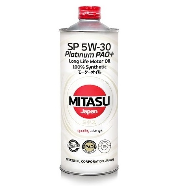Масло моторное Mitasu MJ-111 PLATINUM PAO SN 5W-30 API SP/CF; ACEA C3 синтетическое 1 л MJ-111/1