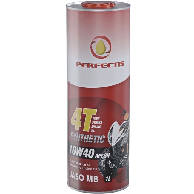 Масло моторное PERFECTIS 4T MOTORBIKE ENGINE OIL 10W-40 API SN; JASO MA2 синтетическое 1 л