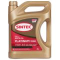 Sintec PLATINUM 7000 5W-40 API SN/CF; ACEA A3/B4 синтетическое 4 л 600139