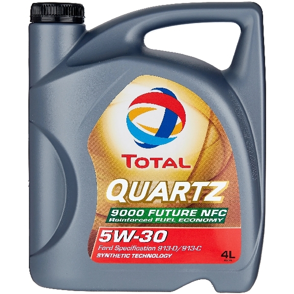 Масло моторное Total Quartz 9000 NFC 5W-30 API SL/CF; ACEA A5/B5 синтетическое 4 л 10990501/213836