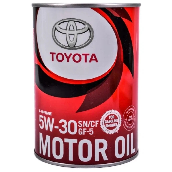 Масло моторное Toyota Motor Oil SP 5W-30 API SP; ILSAC GF-6A синтетическое 1 л 08880-13706/08880-80846
