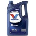 Valvoline All Climate 5W-40 API SN/CF; ACEA A3/B3/B4 синтетическое 5 л 872281