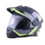 Мотошлем Racer JK801 черный/желтый XL Визор