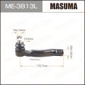 Masuma ME3813L рулевой Lexus