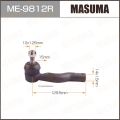 Masuma ME9812R рулевой Toyota