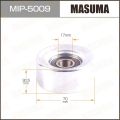Masuma MIP5009 ролик приводного ремня Honda