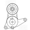 Trialli CM5446 ролик приводного ремня для автомобилей Chevrolet Captiva (06-) 3.0i/3.2i с натяжным