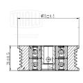 Trialli CM5633 ролик приводного ремня для автомобилей Mazda 6 (07-) 1.8i/2.0i (опорный верхний без к