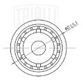 Trialli CM5663 ролик приводного ремня для автомобилей Ford Focus III (11-)/Kuga (13-) 1.5T/1.6T (только ролик н