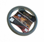 Оплетка на руль Autoluxe AL-029GL L 39—41 см экокожа серый
