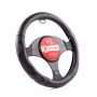 Оплетка на руль Autoprofi AP-1946 BK/BK (M) M экокожа черный