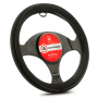 Оплетка на руль Autoprofi AP-2020BK/BK(M) M 37-39 см нубук черный