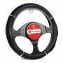 Оплетка на руль Autoprofi GL-1020 BK/BK (M) M черный