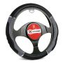 Оплетка на руль Autoprofi GL-1020 BK/GY (M) M 37-39 см кожа черный/серый