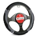 Autoprofi GL-1020 BK/GY (M) M 37-39 см кожа черный/серый