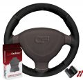 CarFashion 31370 M 37-39 см натуральная кожа черный/красный