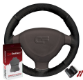 CarFashion 31371 M 37-39 см натуральная кожа черный/серый