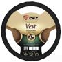 Оплетка на руль PSV 121978 M 37-39 см экокожа черный