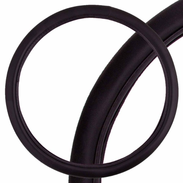 Оплетка на руль SkyWay S01102079 XL 42—43 см кожа черный