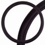 Оплетка на руль SkyWay S01102079 XL 42—43 см кожа черный