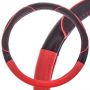 Оплетка на руль SkyWay S01102394 M черный/красный