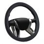 Оплетка на руль Senator OPLS1501 M 37-39 см экокожа черный