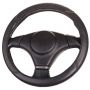 Оплетка на руль SkyWay S01109013 M 37—39 см экокожа черный