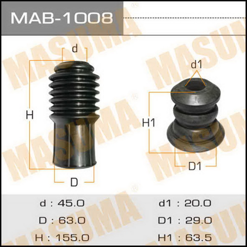 Ремкомплект амортизатора Masuma MAB1008
