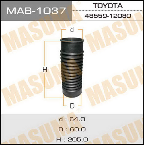 Ремкомплект амортизатора Masuma MAB1037