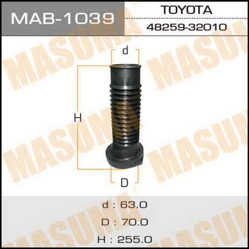 Ремкомплект амортизатора Masuma MAB1039