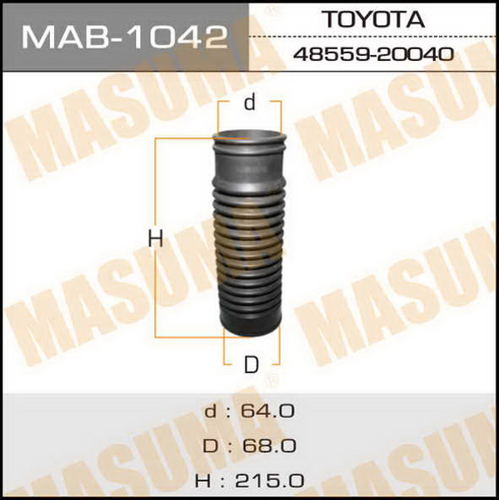 Ремкомплект амортизатора Masuma MAB1042