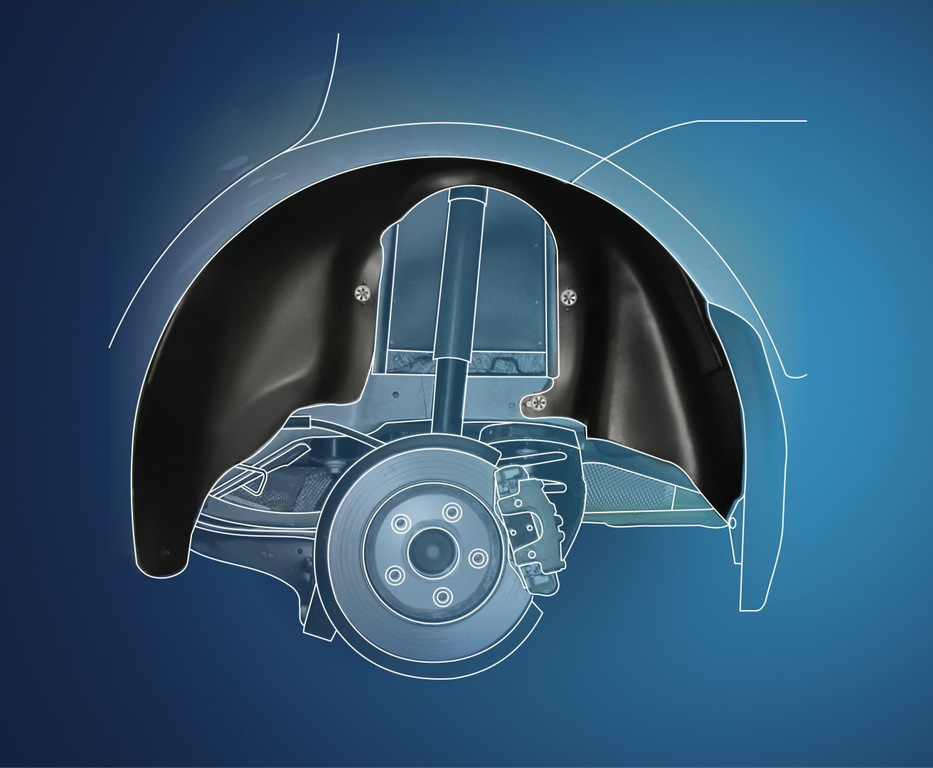 Подкрылок Totem NLL.52.17.002 1 шт. справа Chevrolet Niva 2009-2013
