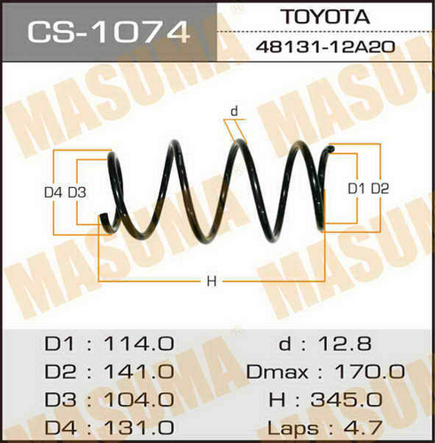 Пружина Masuma CS1074