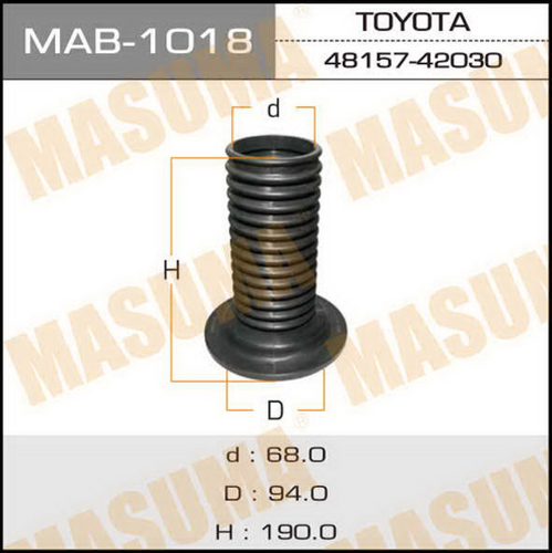 Пыльник амортизатора Masuma MAB1018